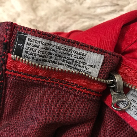 Flipside Reversible Denim Red & Dark Pattern - Picture 2 of 8